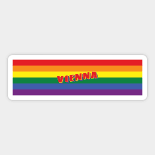 Vienna Pride: Celebrate Love, Equality and Diversity Sticker